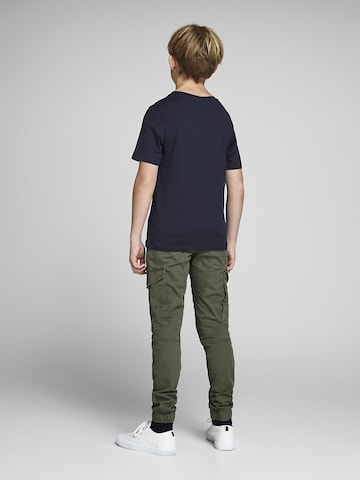 Jack & Jones Junior Tričko 'Ecorp' – modrá