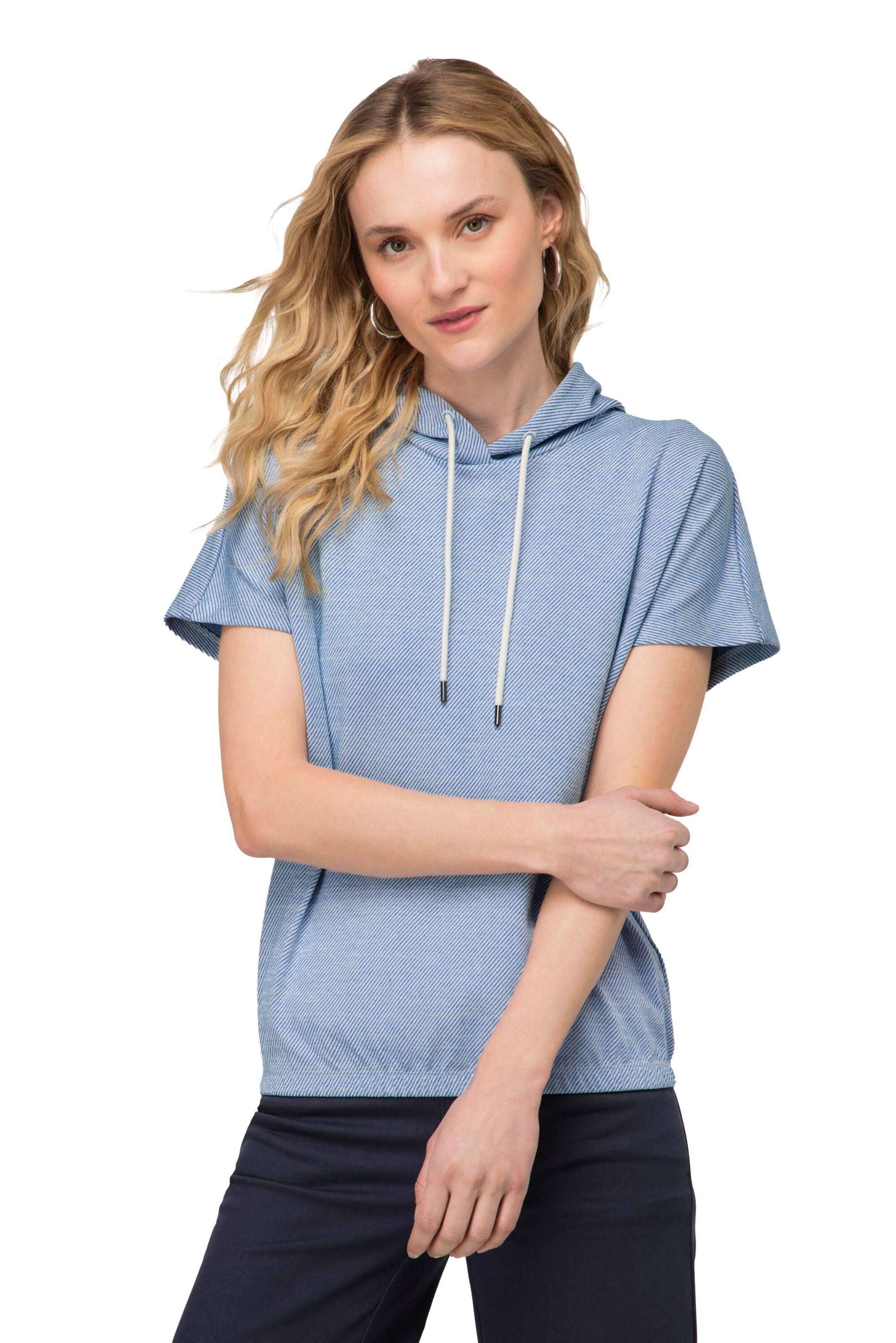 LAURASØN Sweatshirt in Blue: front