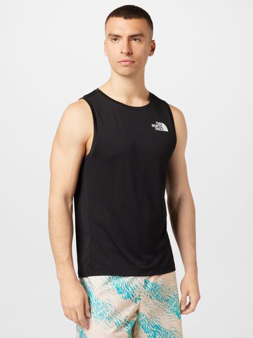 THE NORTH FACE Performance shirt in Black: front