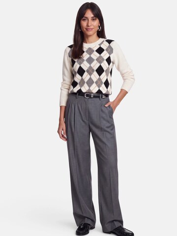 Pull-over 'Argyle' PRINCESS GOES HOLLYWOOD en blanc