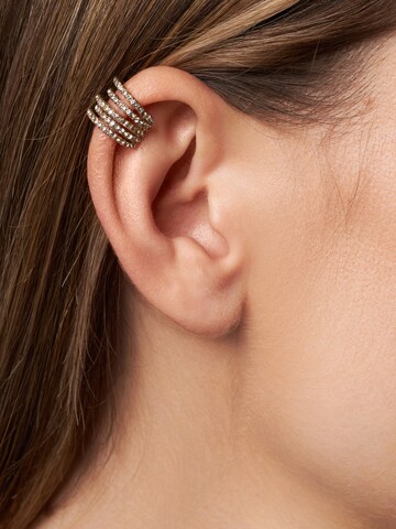 A&C Oslo – Nordic Design Jewellery Earrings 'Steel Miniature' in Gold: front