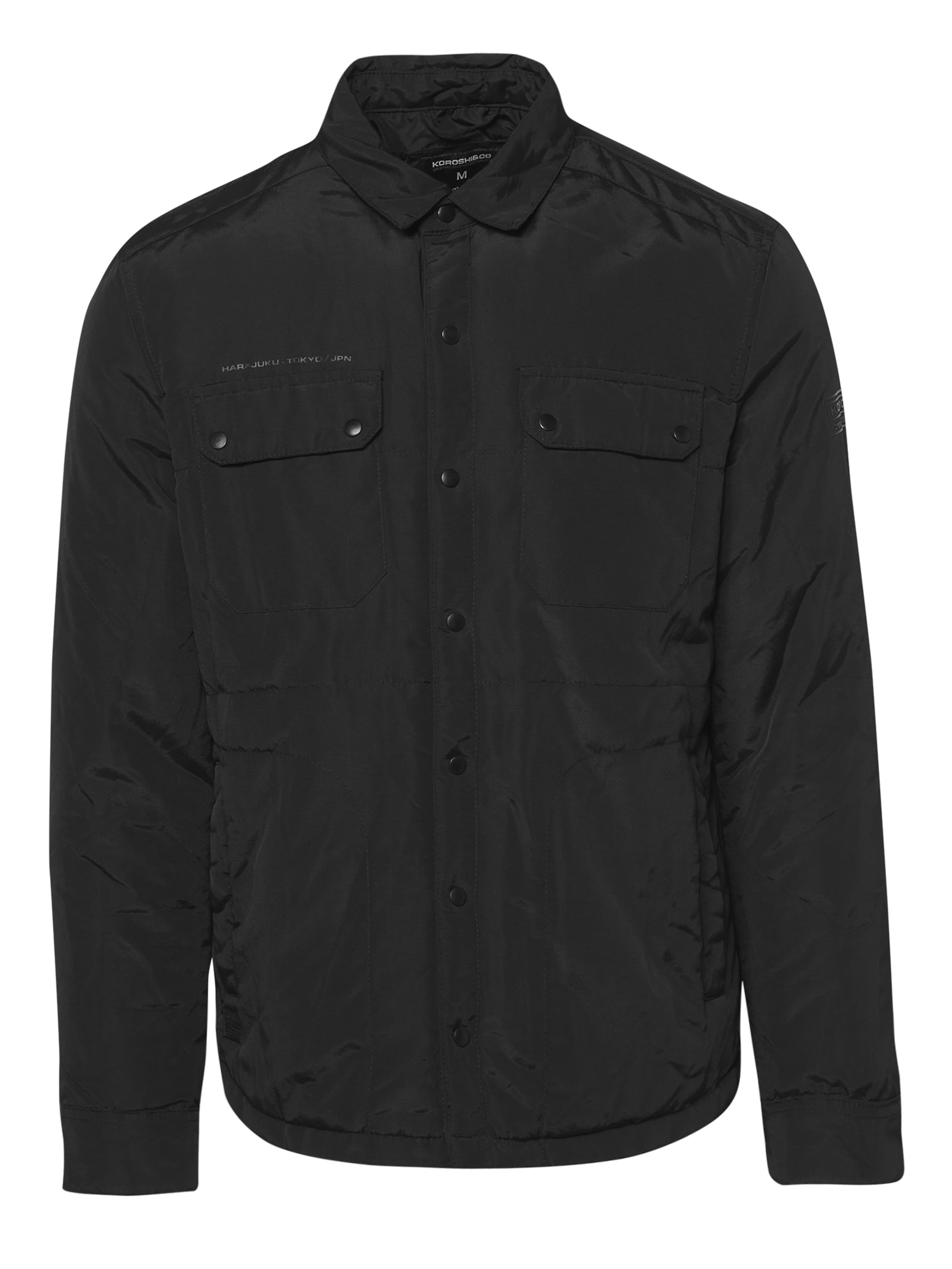 Veste mi-saison KOROSHI en gris : devant