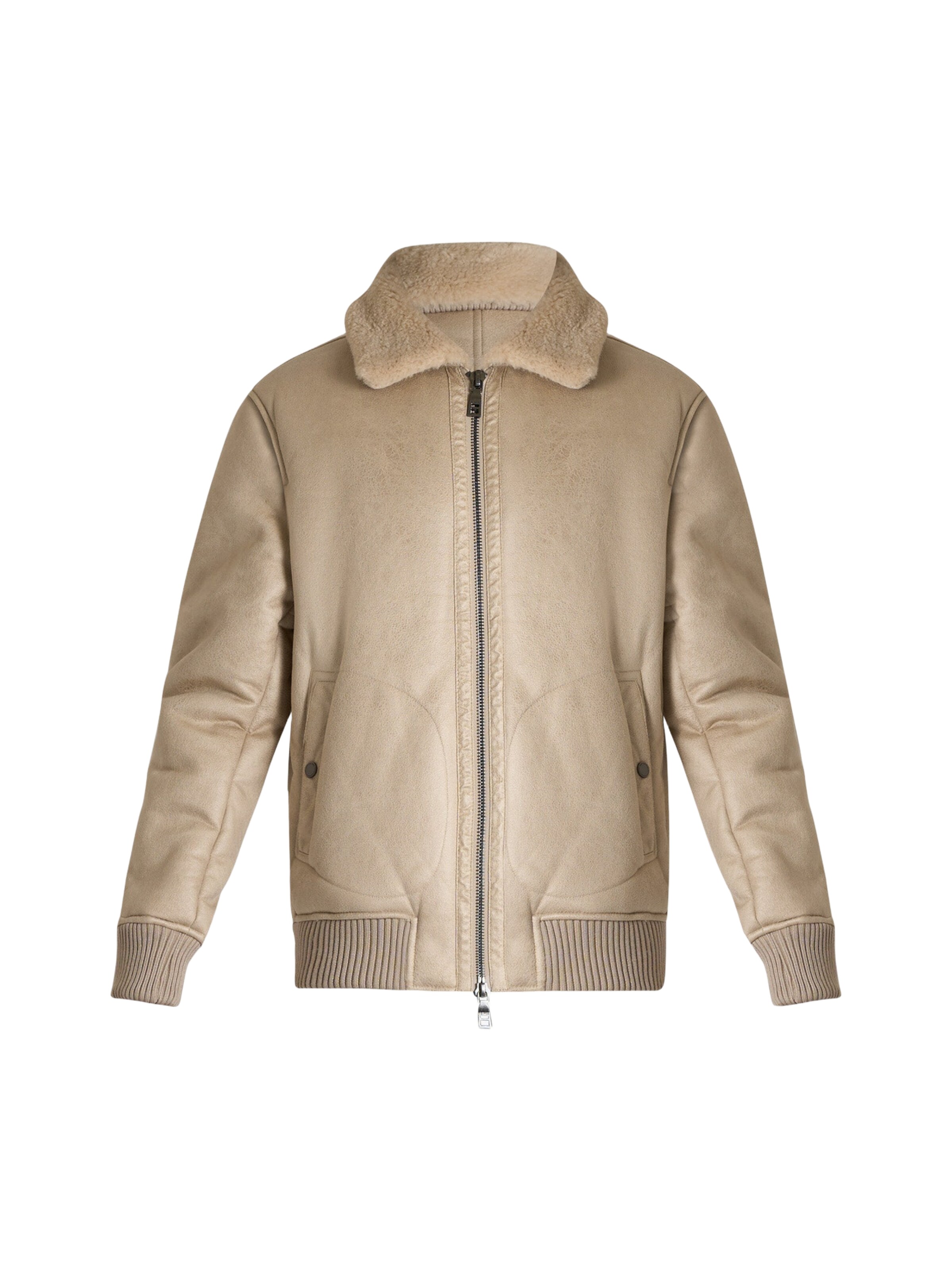 SSEINSE Jacke in Beige: Vorderseite