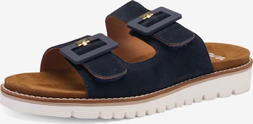 ARA Mules in Blue: front