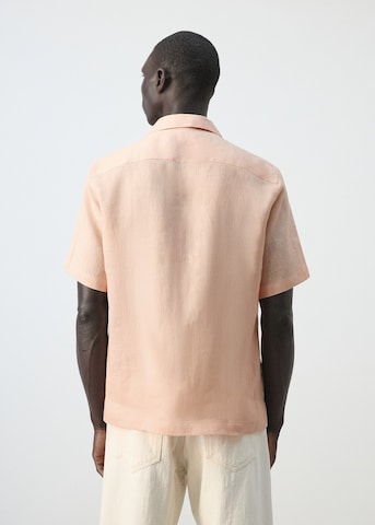 MANGO MAN Regular fit Button Up Shirt 'Ants' in Orange