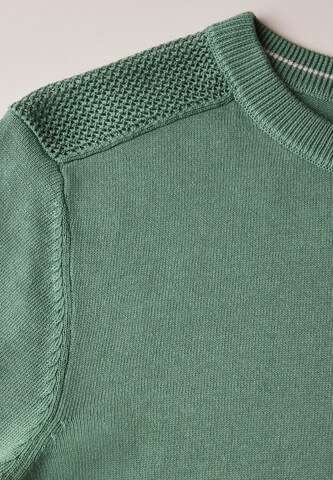 CECIL Pullover mit Mesh-Detail in Grün