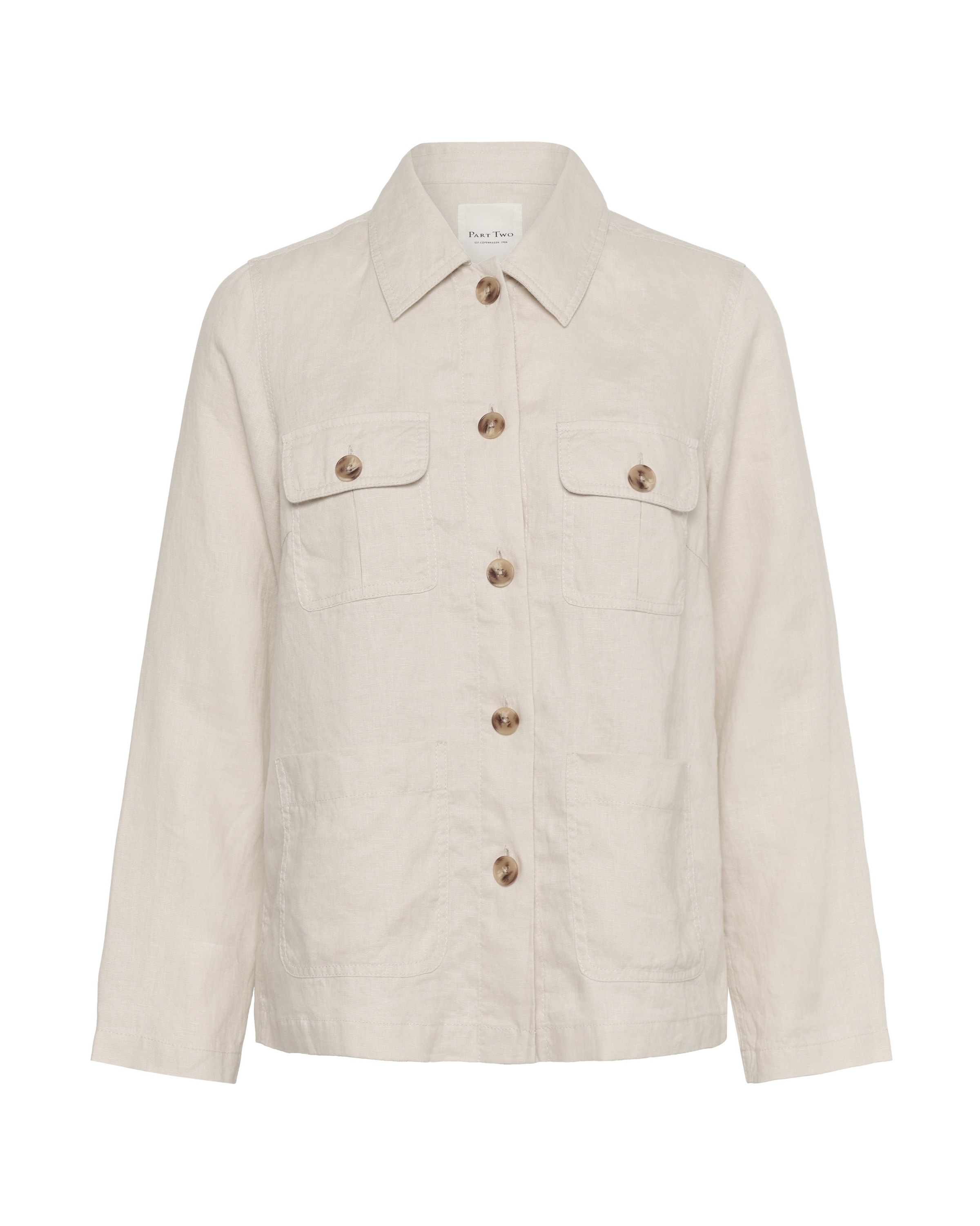 Part Two Between-season jacket 'Elnora' in White: front