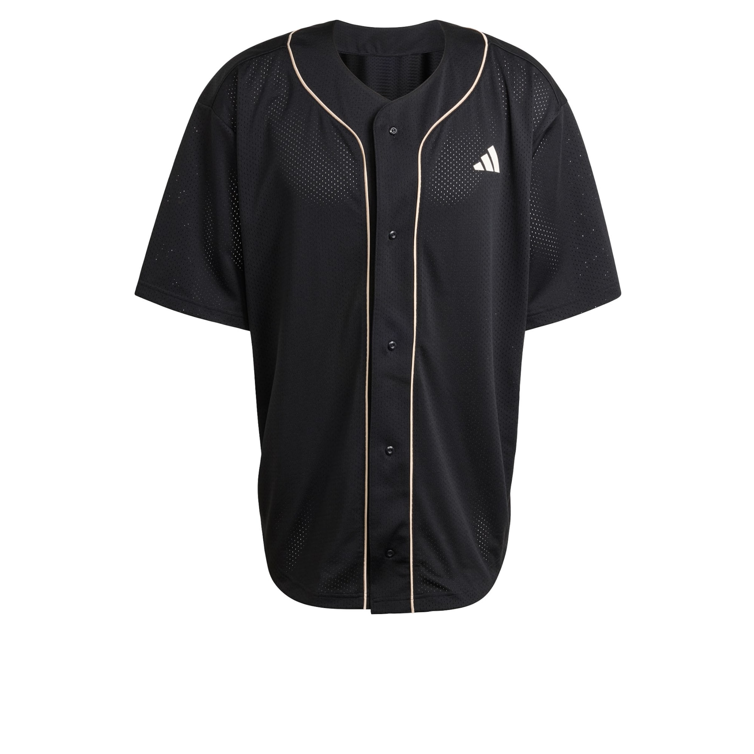 ADIDAS SPORTSWEAR - Ajuste confortable Camisa funcional 'Stadium' en negro: frente
