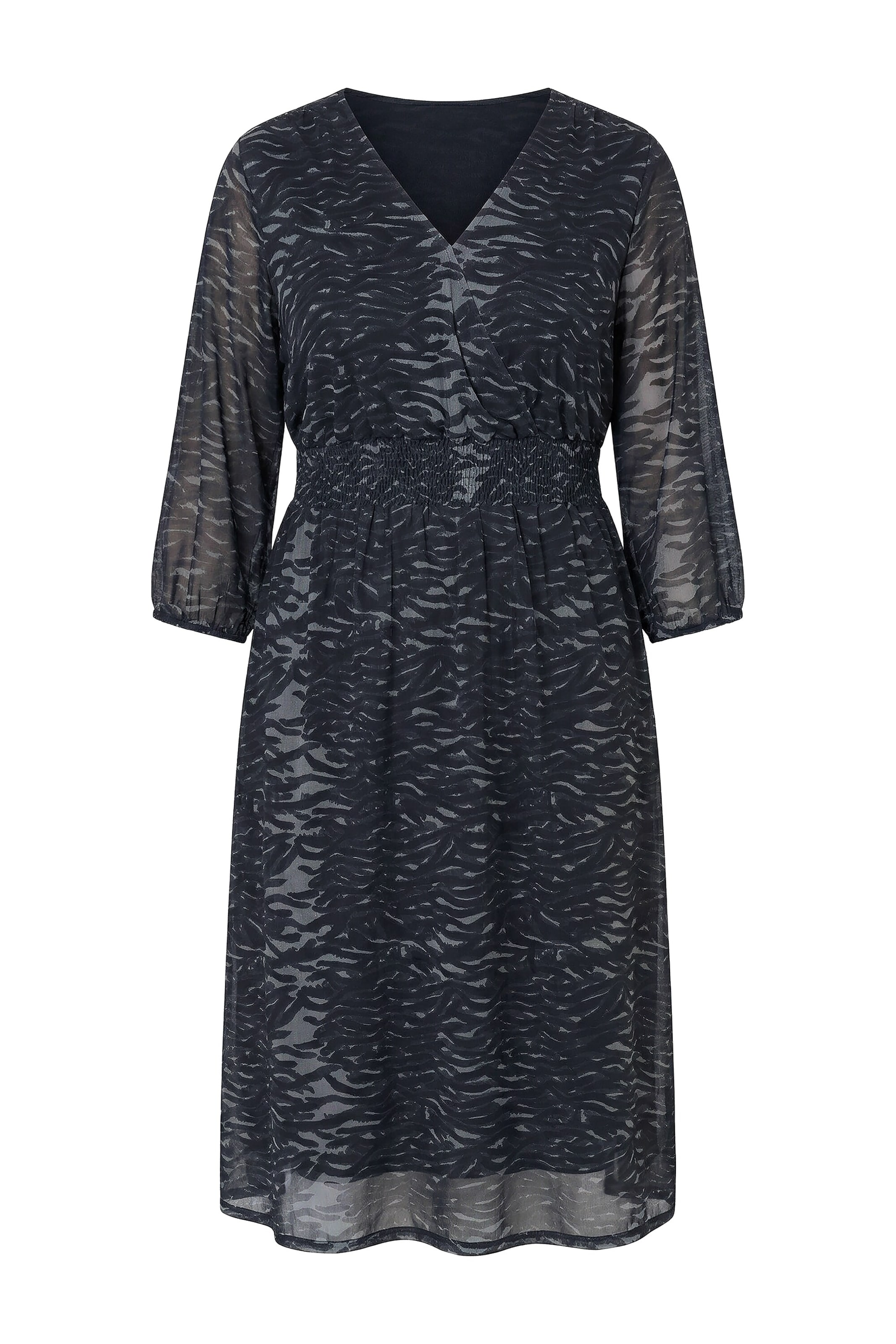 Ulla Popken Dress in Black: front