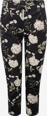 Pantalon chino ONLY Carmakoma en noir : devant