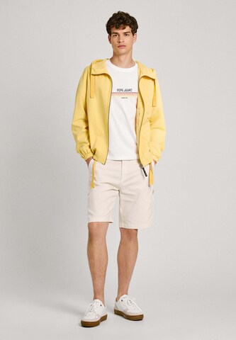 Pepe Jeans Sweatvest 'TOD' in Geel