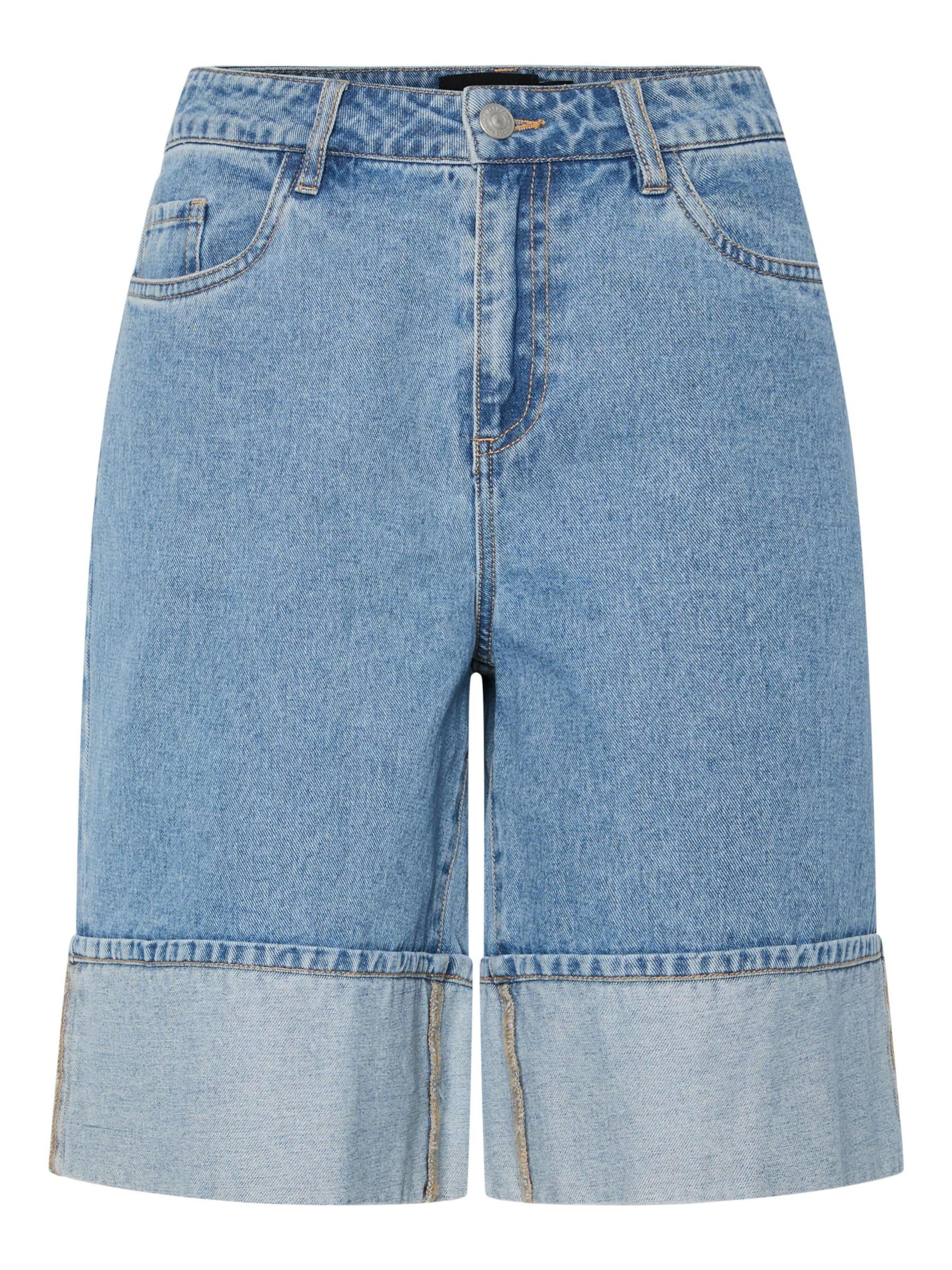 regular Jeans 'PCMindy' di PIECES in blu: frontale