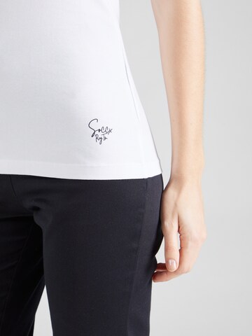 Soccx Top 'TI:NE' in White