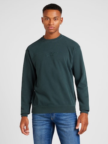 Felpa di BILLABONG in verde: frontale