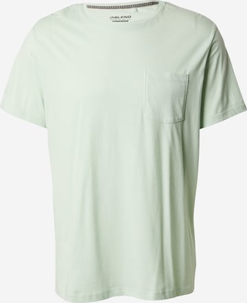 T-Shirt BLEND en vert : devant