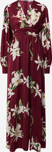 Guido Maria Kretschmer Collection Kleid 'Florence' in beige / gelb / grün / bordeaux, Produktansicht