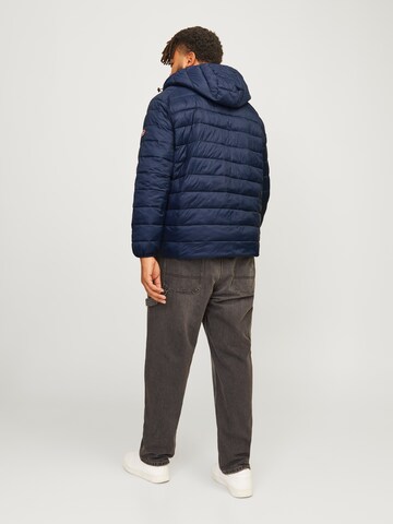 Jack & Jones Plus Between-Season Jacket 'JJESPRINT' in Blue