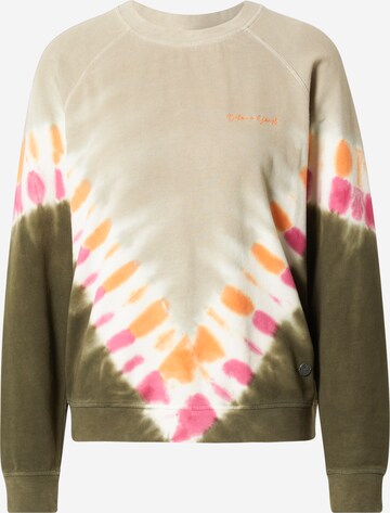 Key Largo Sweatshirt 'TRUTH' in Grün: predná strana