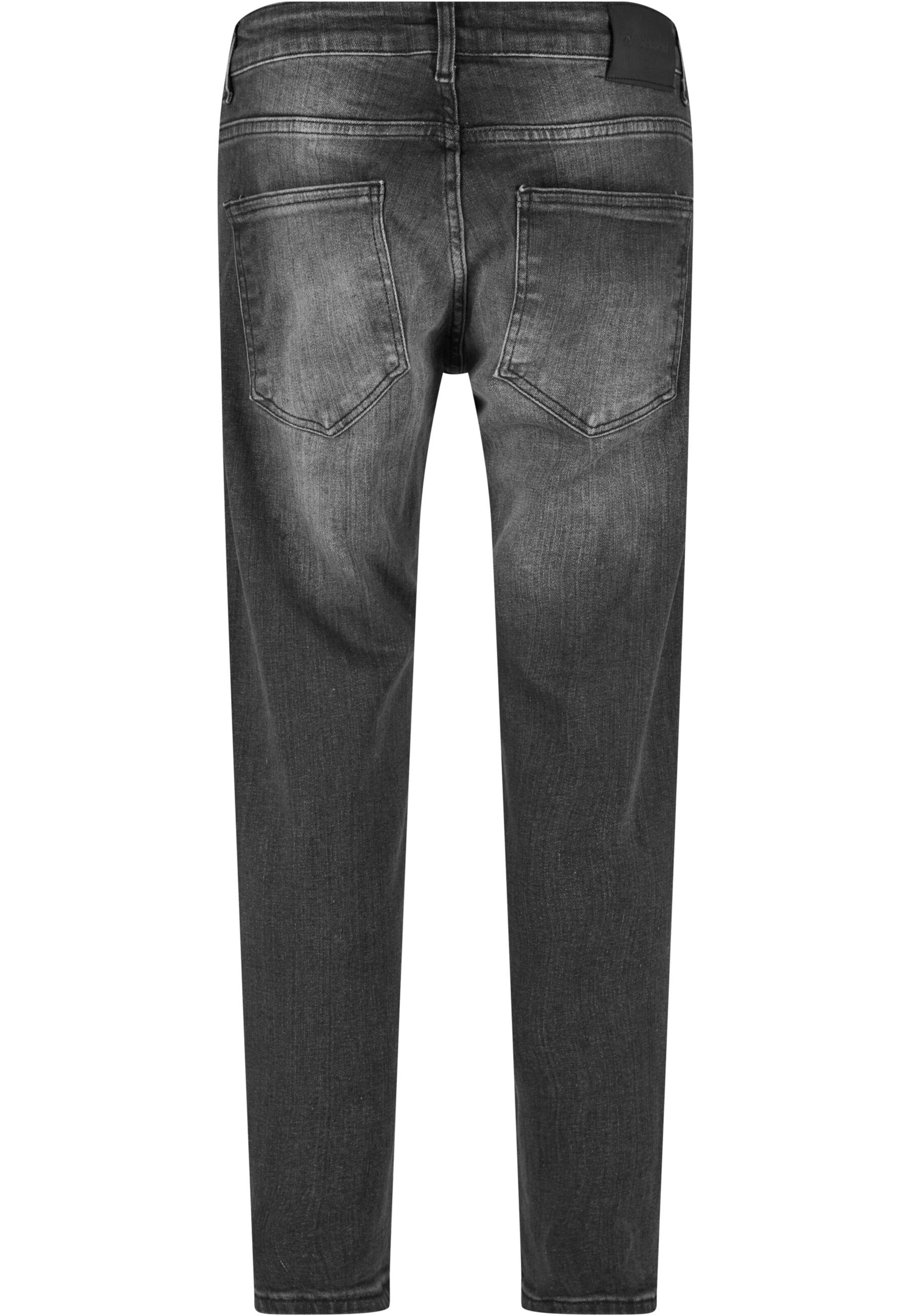 Tapered Jeans di 2Y Premium in grigio