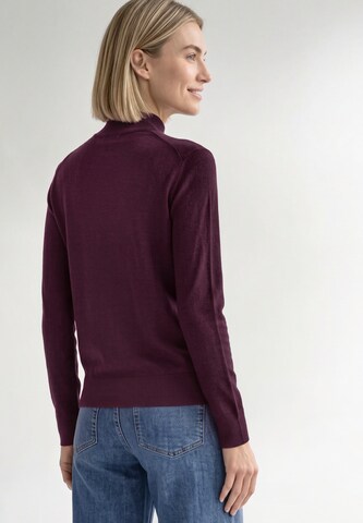 STREET ONE Basic Pullover mit Turtle Neck in Rot