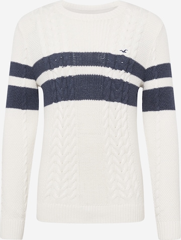 HOLLISTER - Jersey en beige: frente