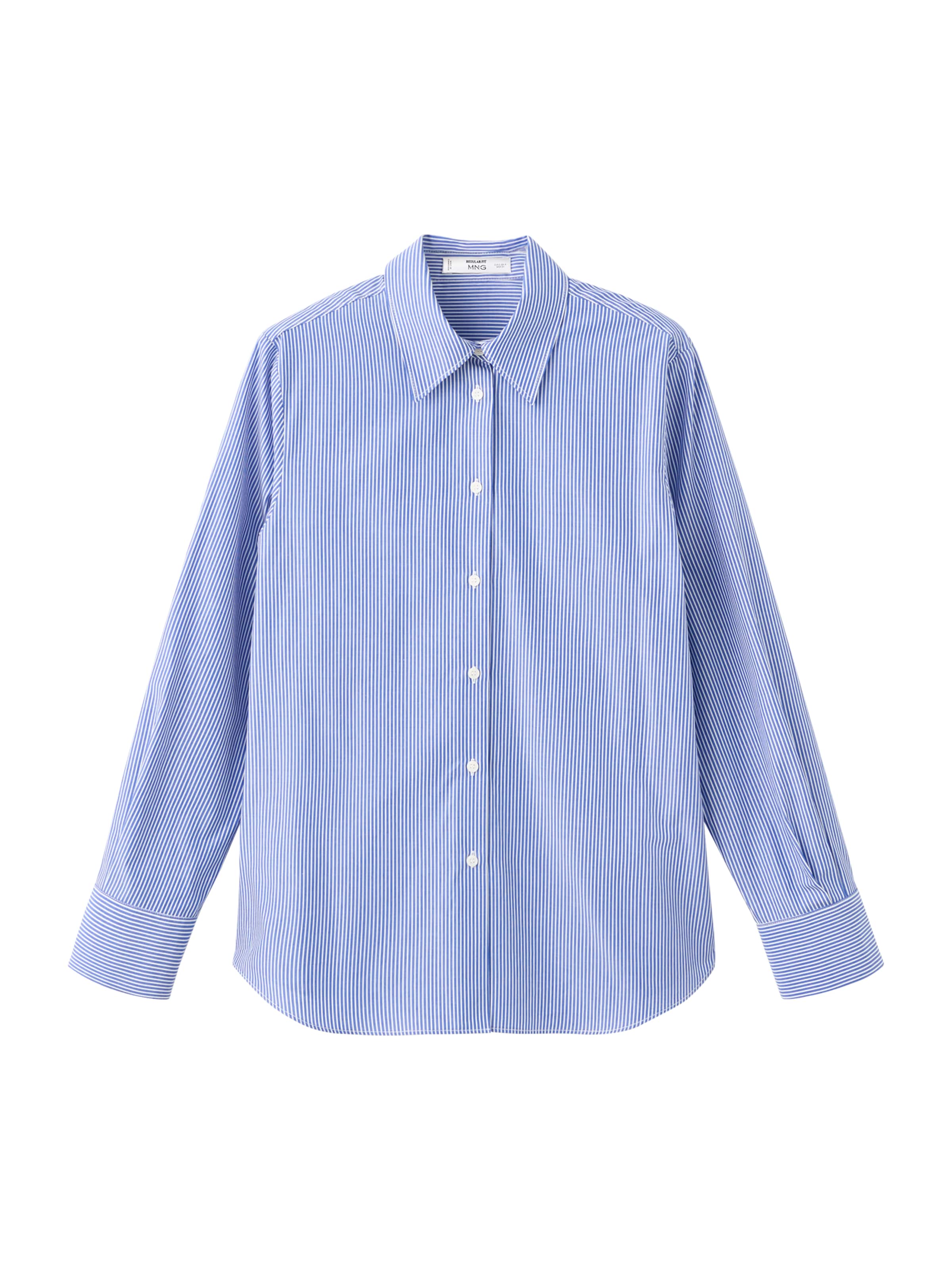 MANGO Blus i blå: framsida