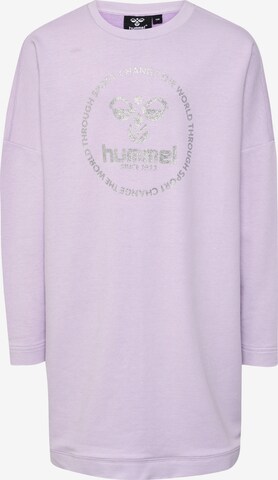 Robe Hummel en violet : devant
