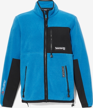 TIMBERLAND Fleece jas in Blauw: voorkant