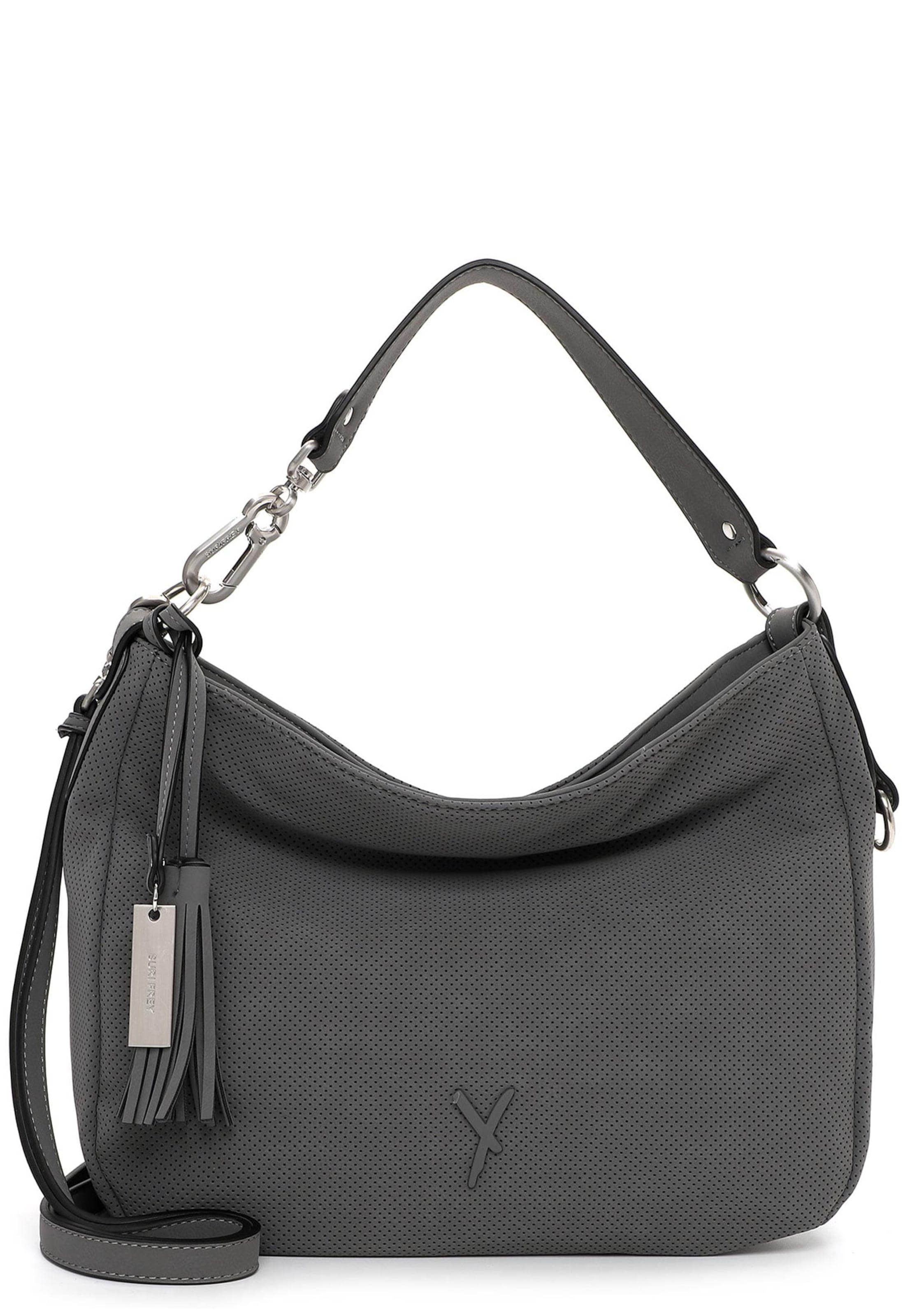 Borsa a spalla 'Romy' di Suri Frey in grigio: frontale