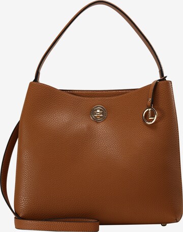 L.CREDI Handbag 'Carla' in Brown: front