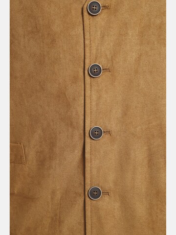 Charles Colby Suit Vest 'Duke Devlin' in Brown