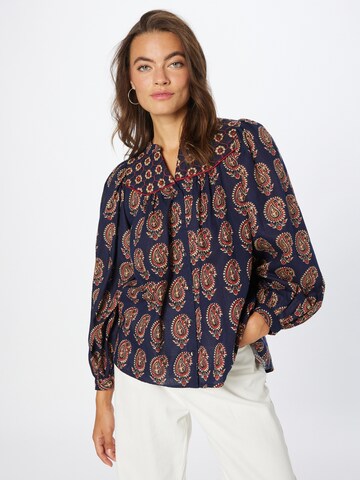 Maison 123 Blouse 'CAMILLE' in Blue: front