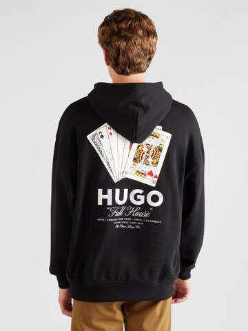melns HUGO Sportisks džemperis 'Deewax'