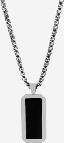 Chaîne 'Rectangle Pendant' GT Collection en noir : devant