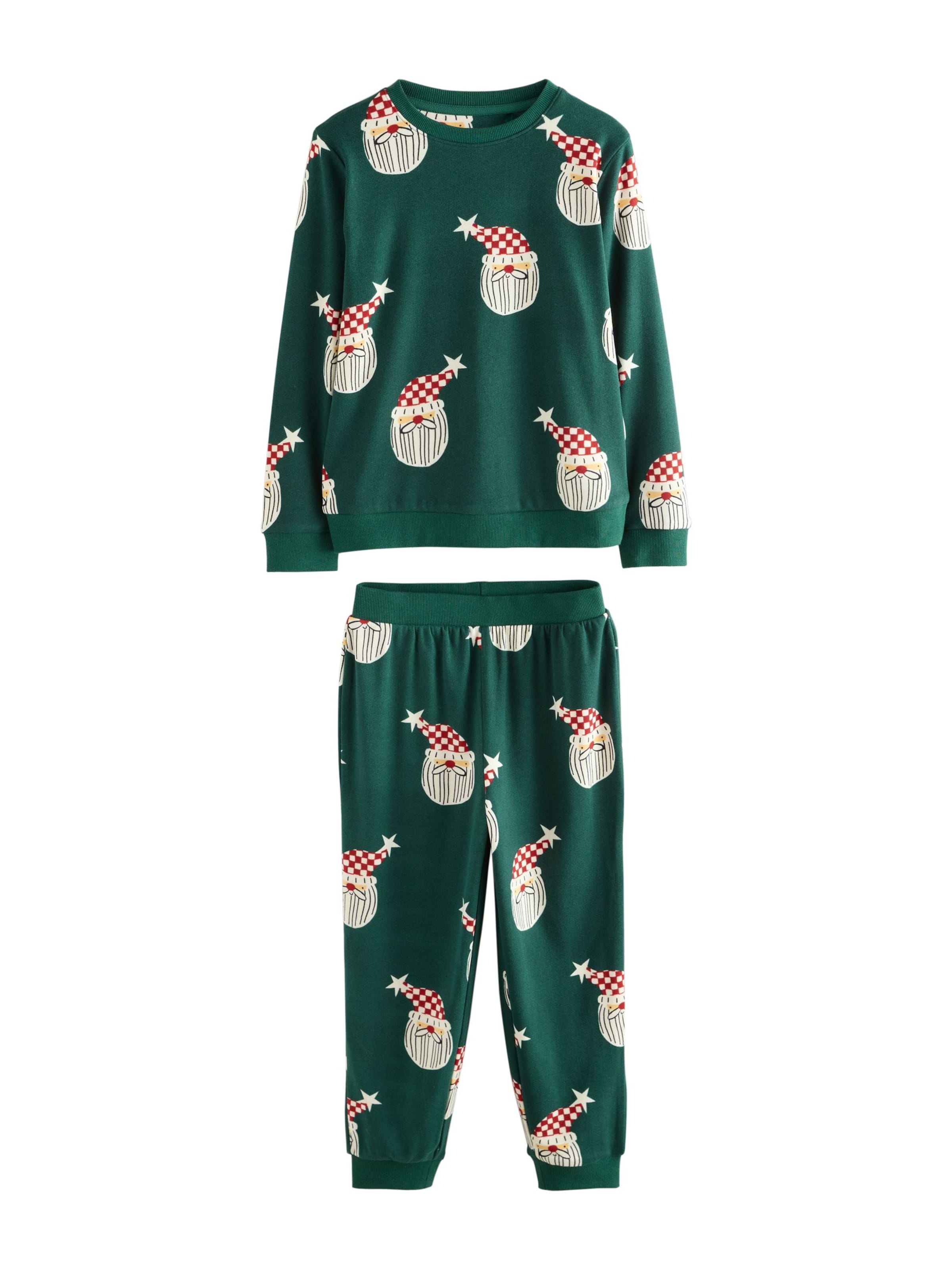 Next Πιτζάμα σε πράσινο: μπροστά