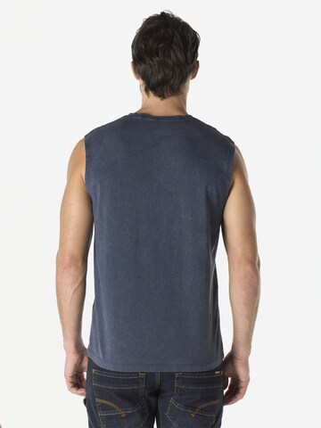 KOROSHI T-shirt i blå