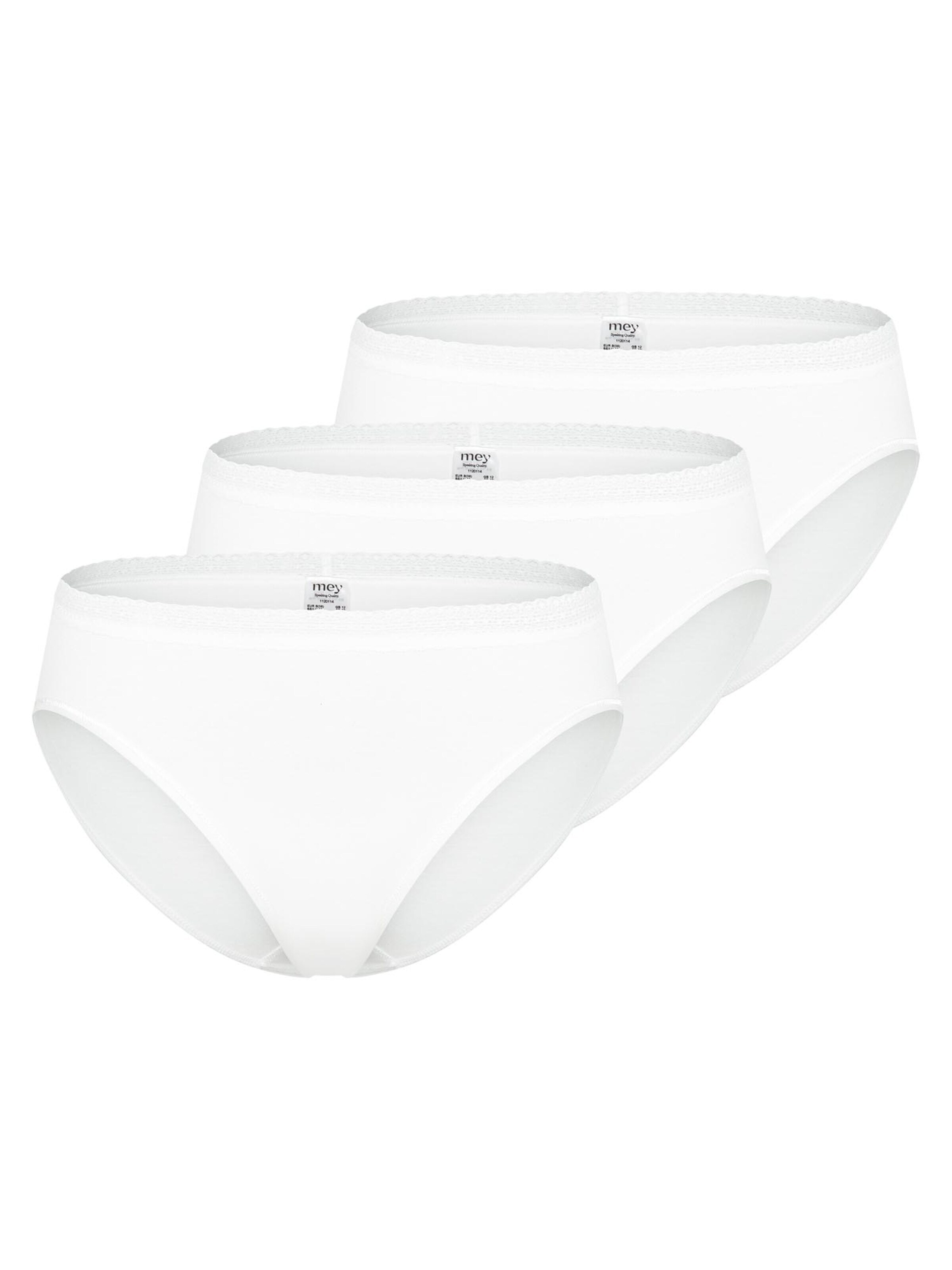 Mey Panty 'Modal Lace' in White: front