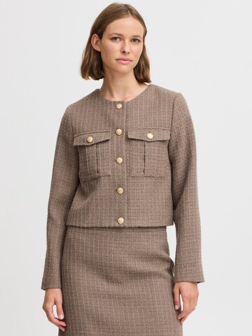 b.young Blazer 'EPIA' in Braun: Vorderseite