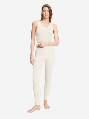 Hanro Top ' Woolen Lace ' in Wit