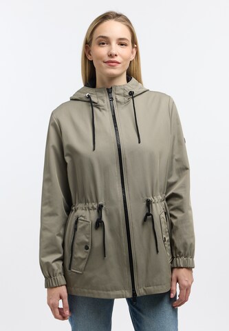 Barbara Lebek Between-Seasons Parka in Beige: front