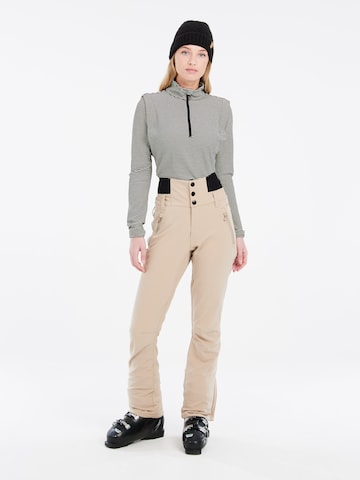 PROTEST Slimfit Sporthose 'PRTLULLABYOS' in Braun