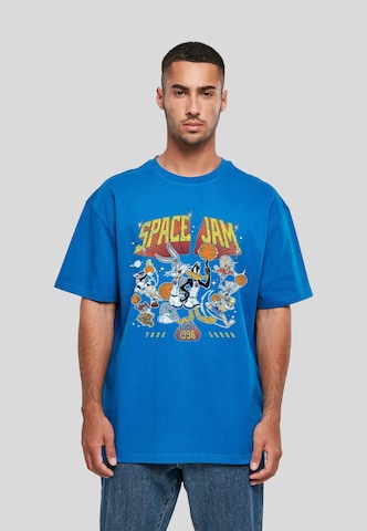 Maglietta 'Space Jam Tune Squad' di Merchcode in blu: frontale