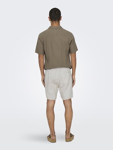 Only & Sons - regular Pantalón 'ONSTel' en blanco