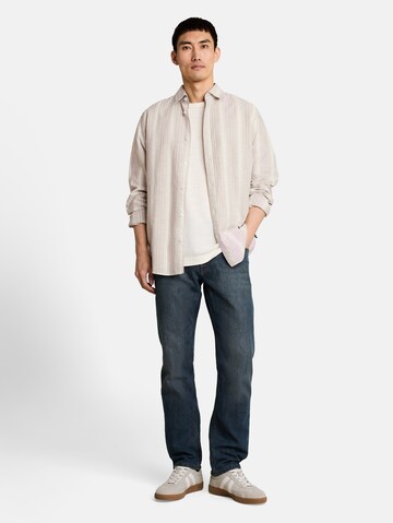 TOM TAILOR Regular fit Button Up Shirt in White