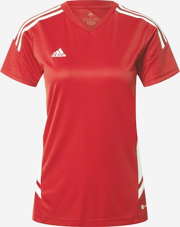 ADIDAS PERFORMANCE - Camiseta de fútbol en rojo: frente