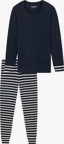 Pyjama 'Casual Essentials' SCHIESSER en bleu : devant