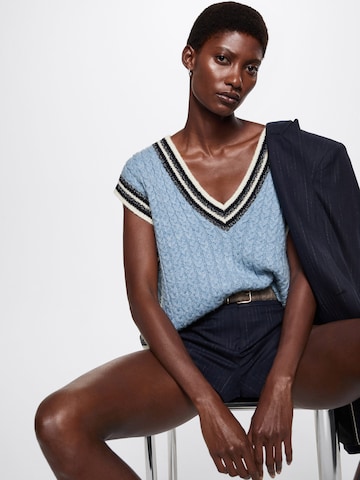 Pull-over 'Univers' MANGO en bleu