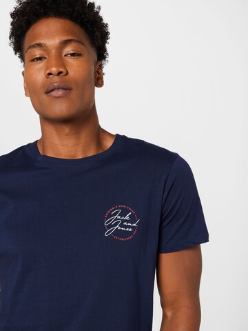 JACK & JONES Póló 'JERRYS' - kék