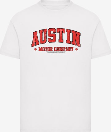 T-Shirt 'British Motor Heritage Austin Motor Company' F4NT4STIC en blanc : devant