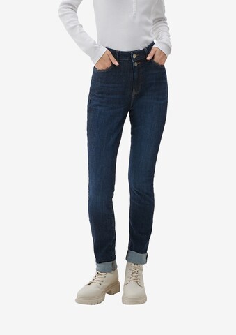 s.Oliver Slimfit Jeans in Blauw: voorkant